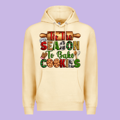 Tis The Season To Bake Cookies Premium Hoodie Designed By Zillion Design Studio
