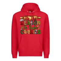 Red tis the season to bake cookies Premium Hoodie - Zillion Design Studio