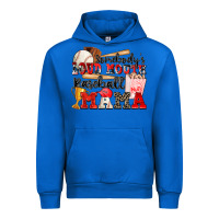 Cobalt somebody's loud mouth baseball mama Urban Hoodie - Zillion Design Studio