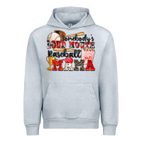 Heather Grey somebody's loud mouth baseball mama Urban Hoodie - Zillion Design Studio