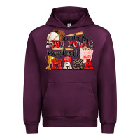Mauve Wine somebody's loud mouth baseball mama Urban Hoodie - Zillion Design Studio