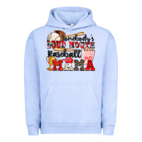 Pigment Grape Ice somebody's loud mouth baseball mama Urban Hoodie - Zillion Design Studio