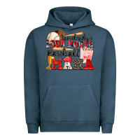 Pigment Midnight Navy somebody's loud mouth baseball mama Urban Hoodie - Zillion Design Studio