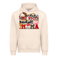 Sandshell somebody's loud mouth baseball mama Urban Hoodie - Zillion Design Studio