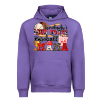 Tulip somebody's loud mouth baseball mama Urban Hoodie - Zillion Design Studio
