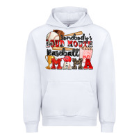 White somebody's loud mouth baseball mama Urban Hoodie - Zillion Design Studio