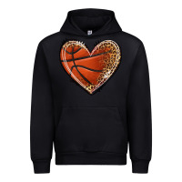 Black basketball heart Urban Hoodie - texasbilliewilder