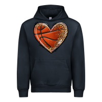 Navy basketball heart Urban Hoodie - texasbilliewilder