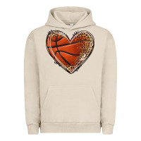 Basketball Heart Urban Hoodie | Teevron
