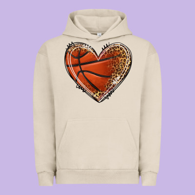 Urban Hoodie basketball heart
