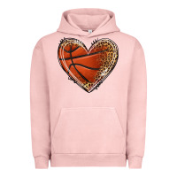 Pigment Salmon basketball heart Urban Hoodie - texasbilliewilder