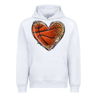 White basketball heart Urban Hoodie - texasbilliewilder