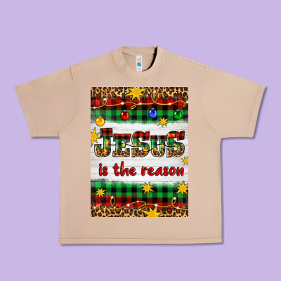 Christmas Jesus Is The Reason Urban Heavy Tee Designed By Artiststas