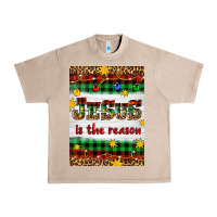 French Oak Christmas Jesus Is The Reason Urban Heavy Tee - Artiststas