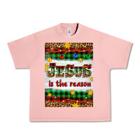 Salmon Christmas Jesus Is The Reason Urban Heavy Tee - Artiststas
