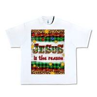White Christmas Jesus Is The Reason Urban Heavy Tee - Artiststas