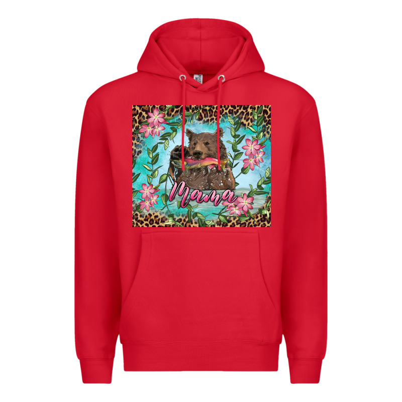 Mama Bear Haunting Fish Floral Tumbler Premium Hoodie by RanaPortraitStore | Teevron