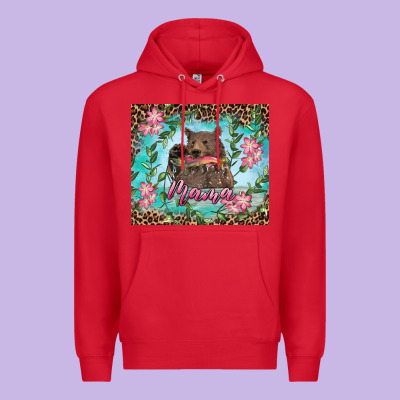 Mama Bear Haunting Fish Floral Tumbler Premium Hoodie Designed By Ranaportraitstore