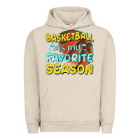 Pigment French Oak basketball is my favorite season Urban Hoodie - texasbilliewilder