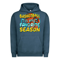 Pigment Midnight Navy basketball is my favorite season Urban Hoodie - texasbilliewilder