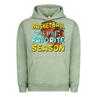 Pigment Oil Green basketball is my favorite season Urban Hoodie - texasbilliewilder