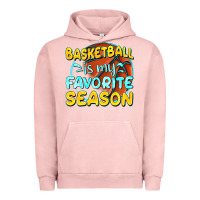 Pigment Salmon basketball is my favorite season Urban Hoodie - texasbilliewilder
