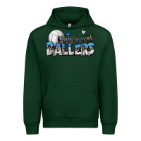 Forest Green raising ballers volleyball Urban Hoodie - Zillion Design Studio
