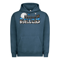 Pigment Midnight Navy raising ballers volleyball Urban Hoodie - Zillion Design Studio
