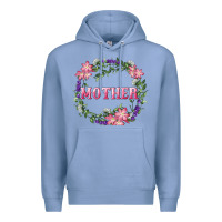 Colony Blue mother with floral wreath Premium Hoodie - RanaPortraitStore
