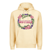Pina Colada mother with floral wreath Premium Hoodie - RanaPortraitStore