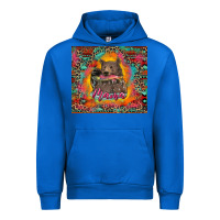 Cobalt mama bear leopard and aztec Urban Hoodie - RanaPortraitStore