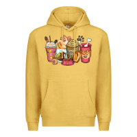 Antique Gold pomeranian coffee cups Premium Hoodie - Zillion Design Studio