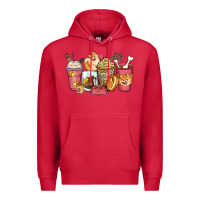 Cardinal pomeranian coffee cups Premium Hoodie - Zillion Design Studio