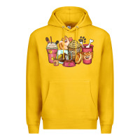 Lemon pomeranian coffee cups Premium Hoodie - Zillion Design Studio