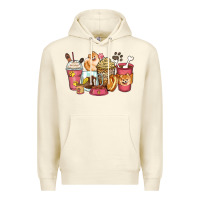 Sandshell pomeranian coffee cups Premium Hoodie - Zillion Design Studio