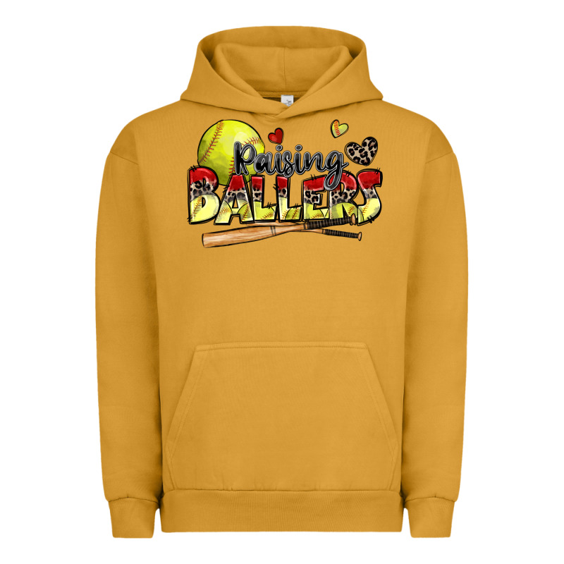 Raising Ballers Softball Urban Hoodie by Zillion Design Studio | Teevron