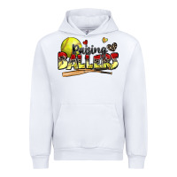 White raising ballers softball Urban Hoodie - Zillion Design Studio