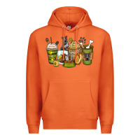 Carrot pitbull coffee cups Premium Hoodie - Zillion Design Studio