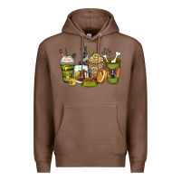 Chestnut pitbull coffee cups Premium Hoodie - Zillion Design Studio