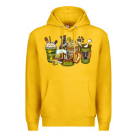 Lemon pitbull coffee cups Premium Hoodie - Zillion Design Studio