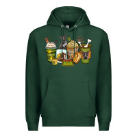 Sports Green pitbull coffee cups Premium Hoodie - Zillion Design Studio