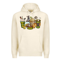Tofu pitbull coffee cups Premium Hoodie - Zillion Design Studio