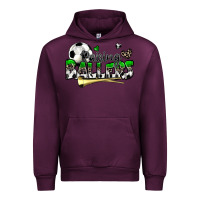 Mauve Wine raising ballers soccer Urban Hoodie - Zillion Design Studio
