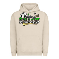Pigment French Oak raising ballers soccer Urban Hoodie - Zillion Design Studio