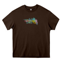 Chocolate Brown artist shot Heavy Core Tee - chombo