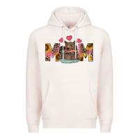 Pale Pink mom bear with sunflowers Premium Hoodie - RanaPortraitStore
