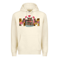 Sandshell mom bear with sunflowers Premium Hoodie - RanaPortraitStore