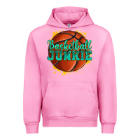 Fuchsia Pink basketball junkie Urban Hoodie - texasbilliewilder