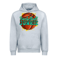 Heather Grey basketball junkie Urban Hoodie - texasbilliewilder