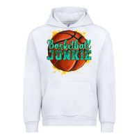White basketball junkie Urban Hoodie - texasbilliewilder